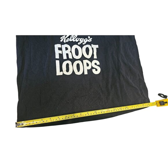 Uniqlo UT Kelloggs Froot Loops Toucan Graphic Tee Black M Cotton Crewneck Shirt - Picture 6 of 11